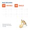Heavy Duty Picture Frame Hooks Supports Up to 100 lbs - 10 Pack with Nails | Picture Hanging Hooks for Drywall - Mirror Hanging Hardware - Plaster Wall Frame Hangers